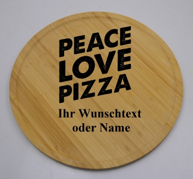 Pizza plate Pieace love pizza